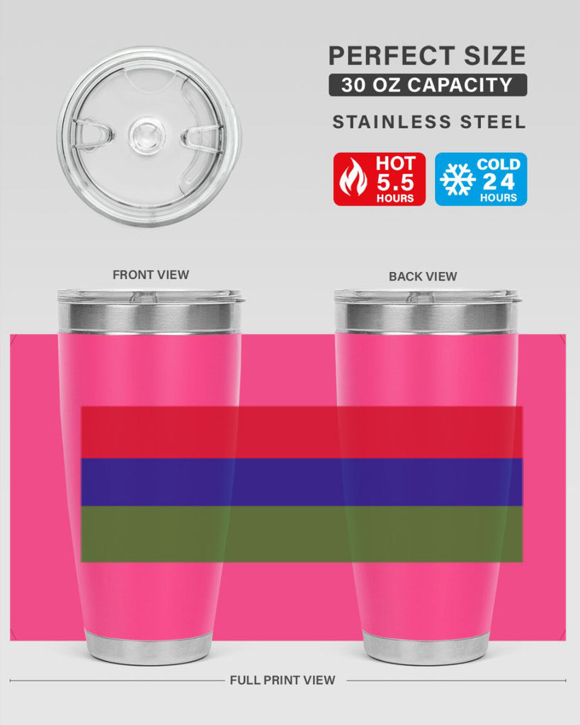 Gambia 135#- world flags- Tumbler