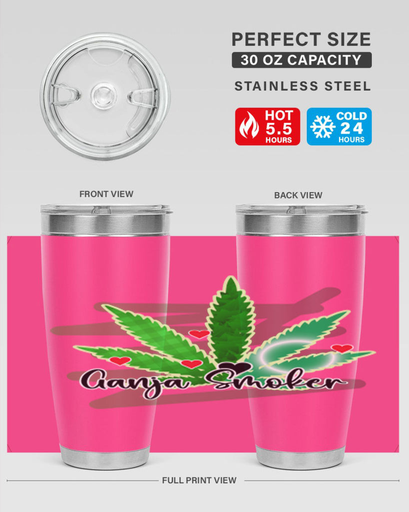 Ganja Smoker 88#- marijuana- Tumbler