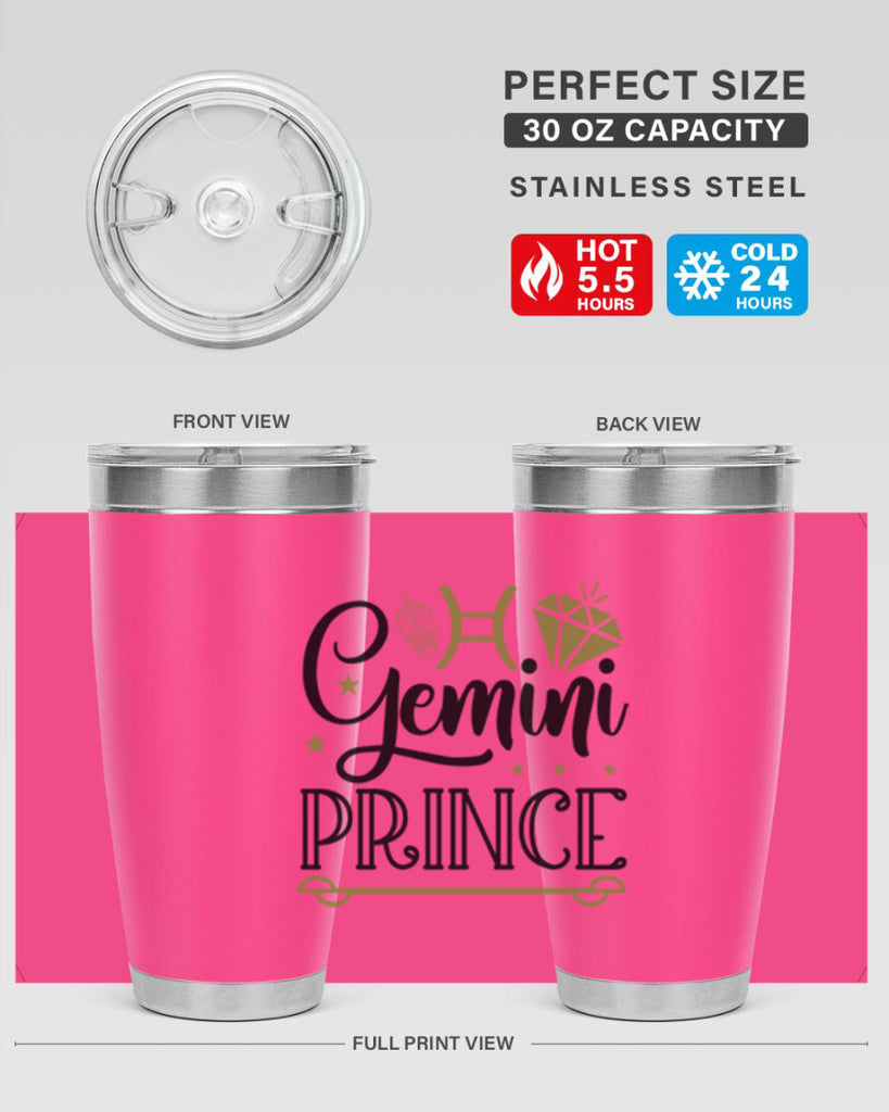 Gemini prince 229#- zodiac- Tumbler