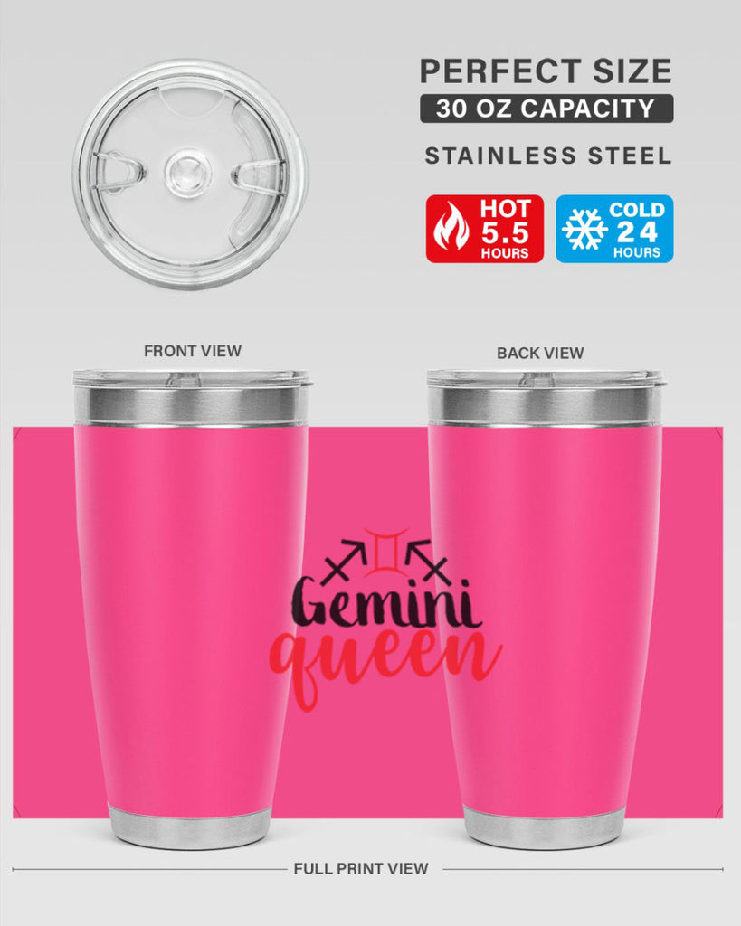 Gemini queen 215#- zodiac- Tumbler