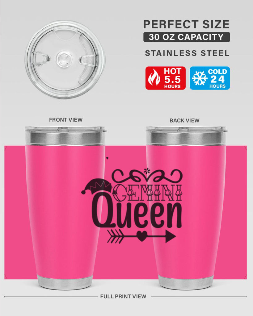 Gemini queen 230#- zodiac- Tumbler