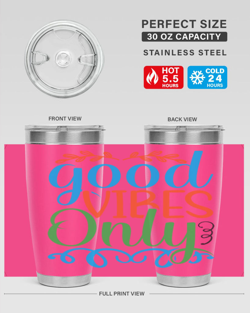 Good Vibes Only 198#- mermaid- Tumbler