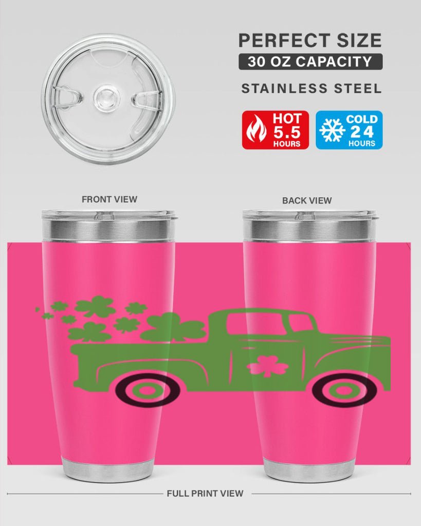 Green Truck Style 97#- St Patricks Day- Tumbler
