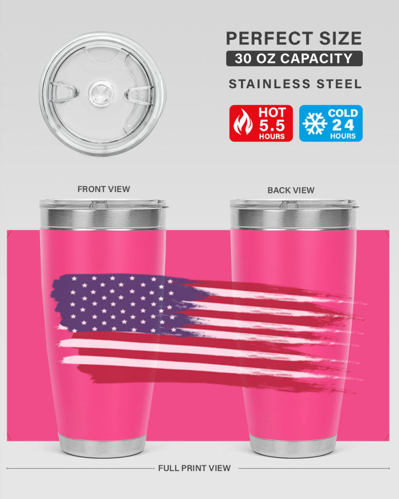 Grunge Flag 54#- Us Flags- Tumbler