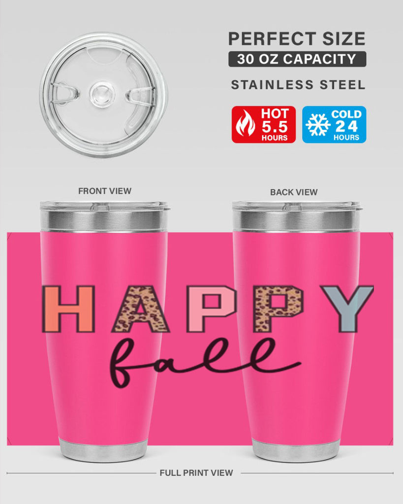 Happy fall 221#- fall- Tumbler