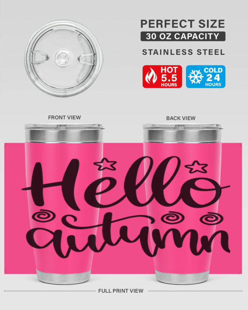 Hello Autumn 270#- fall- Tumbler