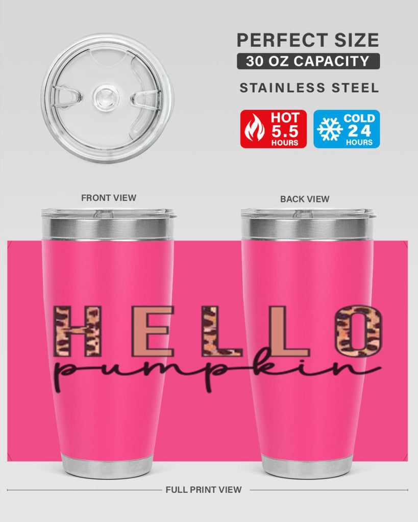 Hello Pumpkin Fall 291#- fall- Tumbler