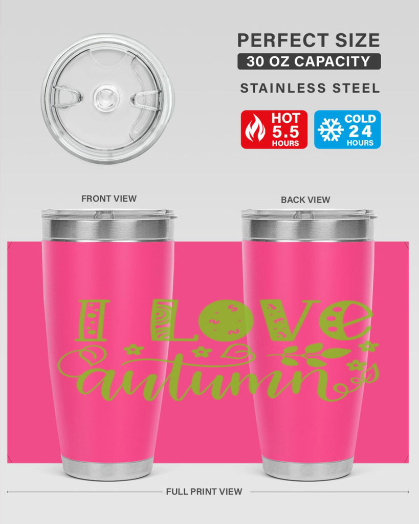 I Love Autumn 325#- fall- Tumbler