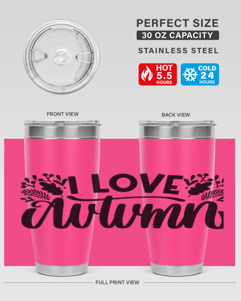 I Love Autumn 497#- fall- Tumbler