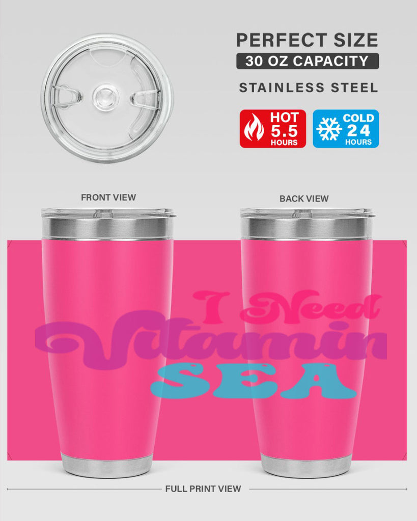 I Need Vitamin Sea 217#- mermaid- Tumbler