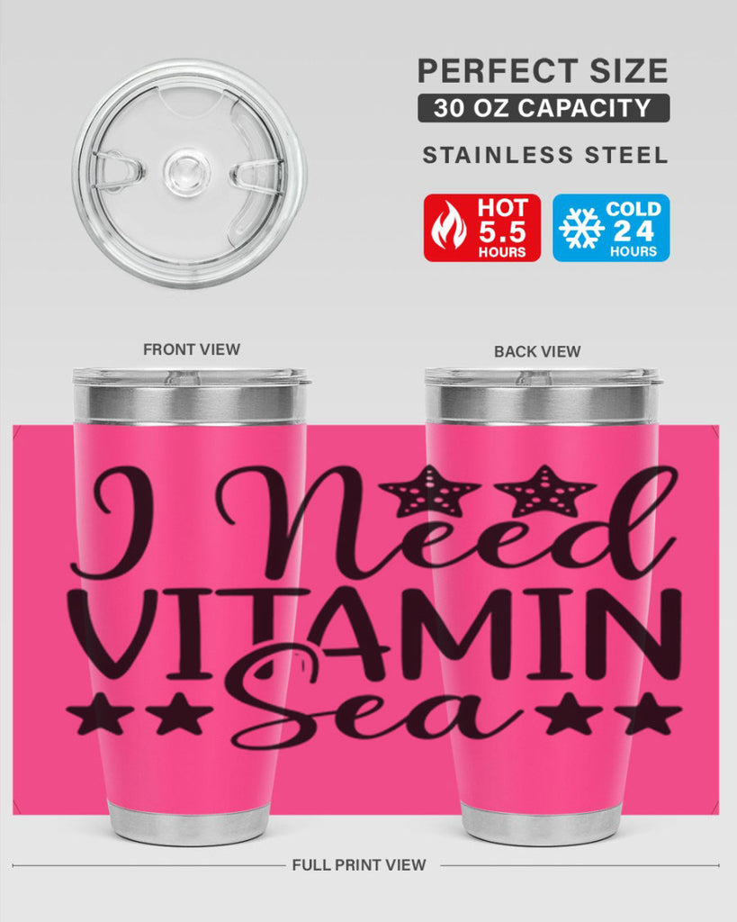 I Need Vitamin Sea 232#- mermaid- Tumbler