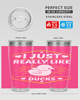 I just really like ducks Style 43#- duck- Tumbler