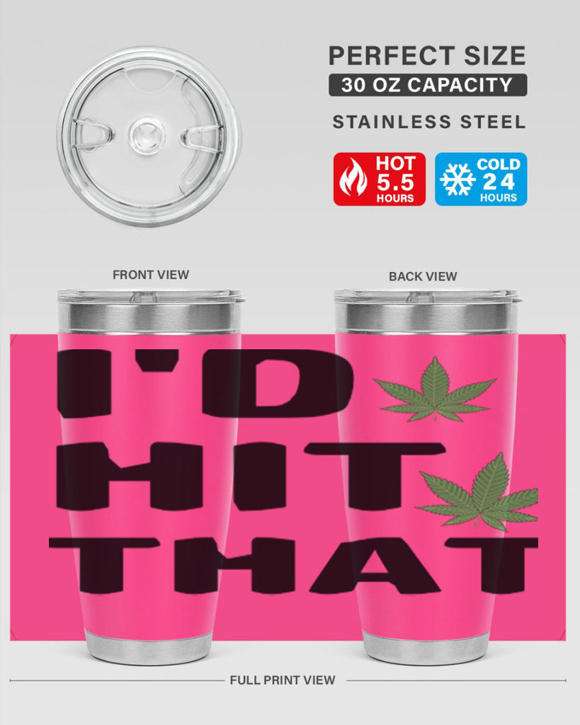 Id hit that cannabis 141#- marijuana- Tumbler