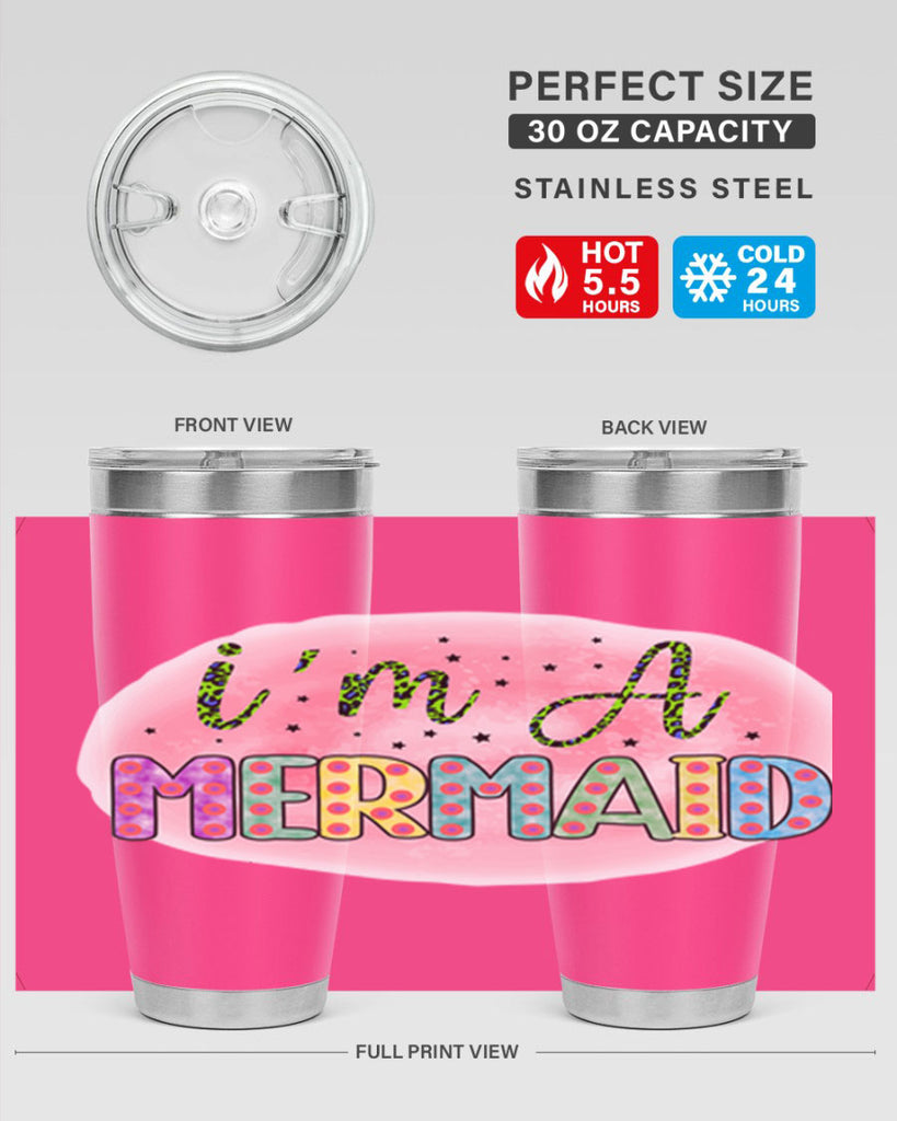 Im A Mermaid 255#- mermaid- Tumbler