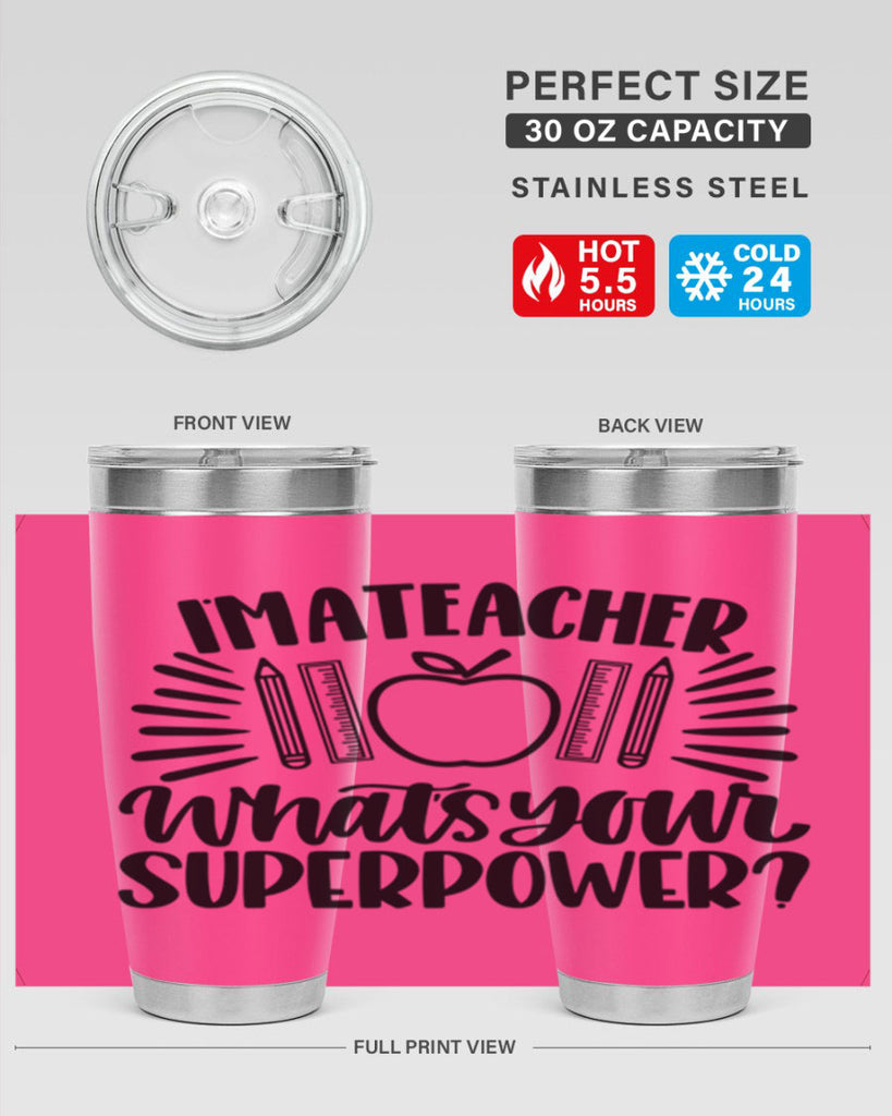 Im A Teacher Whats Your Style 72#- teacher- tumbler