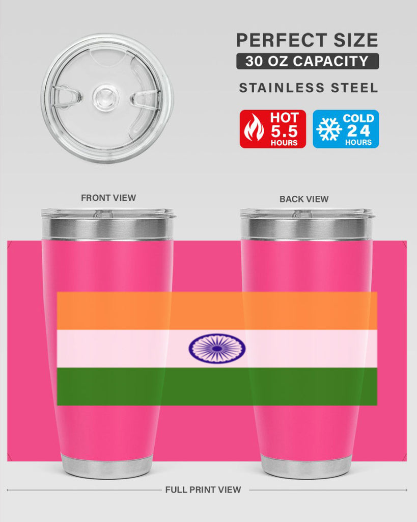 India 121#- world flags- Tumbler
