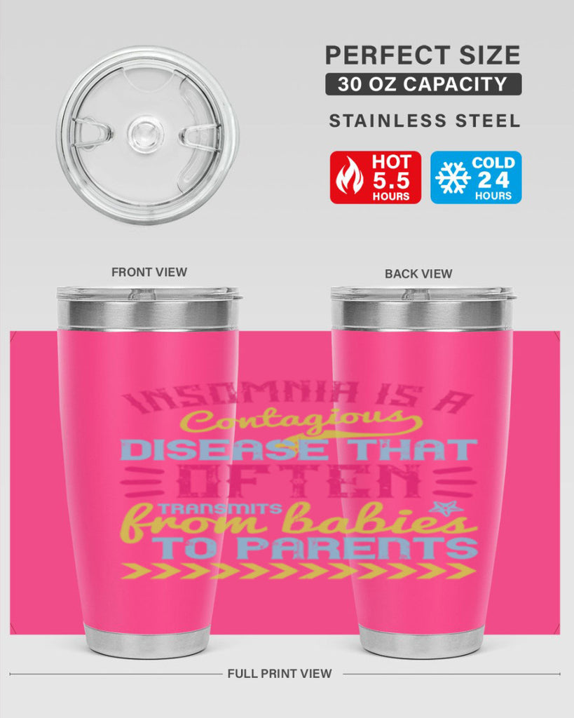 Insomnia is a contagious disease that often transmits from babies to parents Style 115#- baby- tumbler