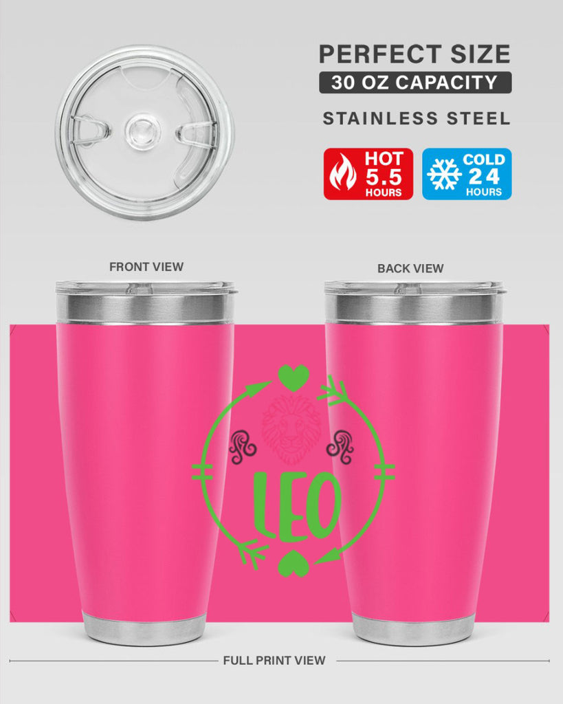 Leo 283#- zodiac- Tumbler