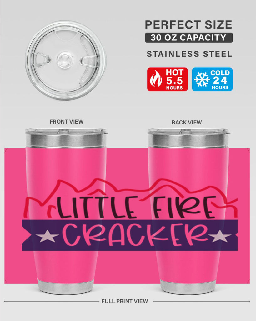 Little Fire Cracker Style 161#- Fourt Of July- Tumbler
