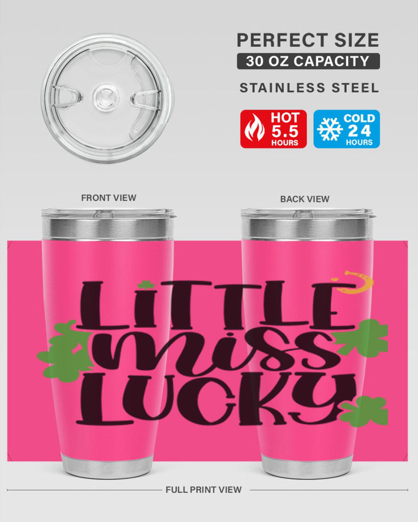 Little Miss Lucky Style 68#- St Patricks Day- Tumbler