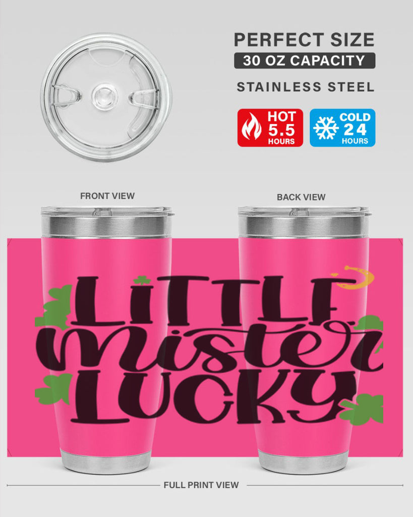 Little Mister Lucky Style 67#- St Patricks Day- Tumbler
