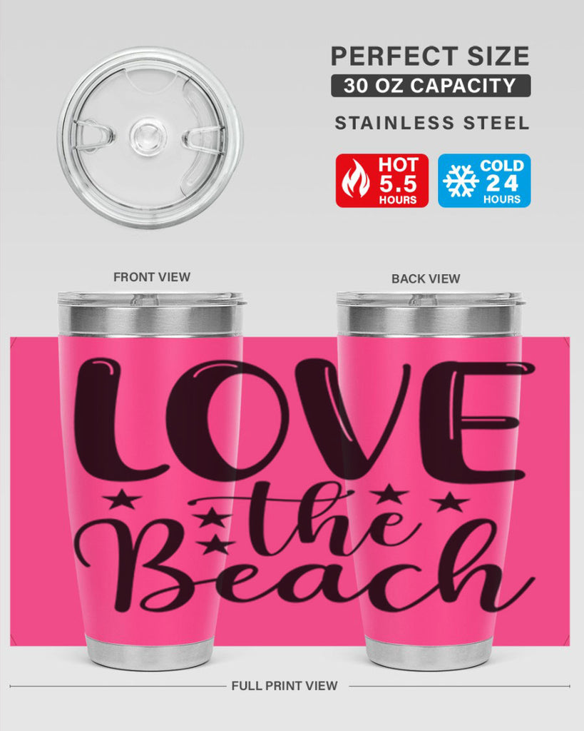 Love The Beach 305#- mermaid- Tumbler