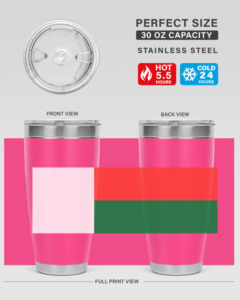 Madagascar 96#- world flags- Tumbler