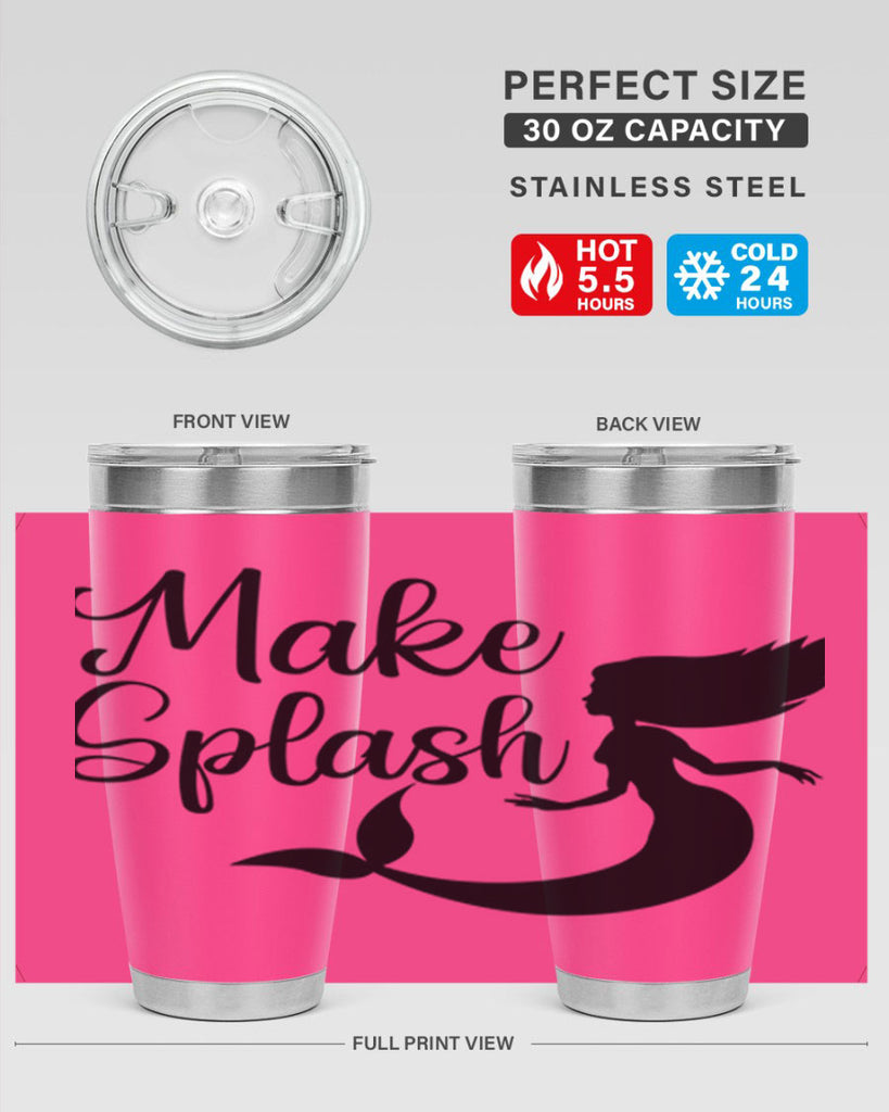 Make splash 316#- mermaid- Tumbler