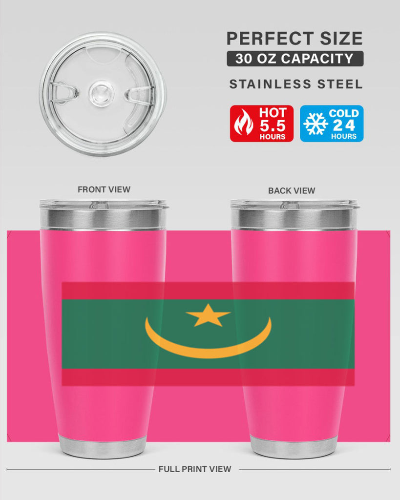 Mauritania 89#- world flags- Tumbler