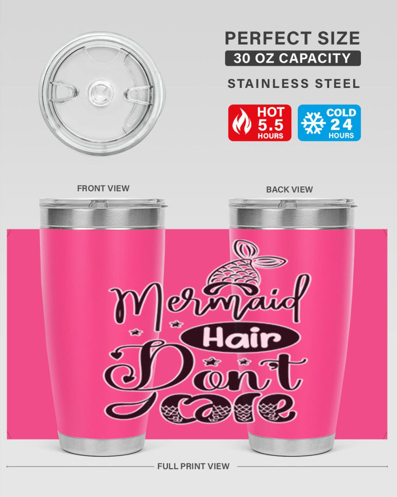 Mermaid Hair Dont Care 407#- mermaid- Tumbler