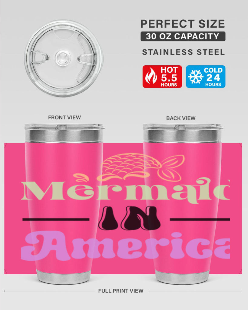 Mermaid In America 420#- mermaid- Tumbler