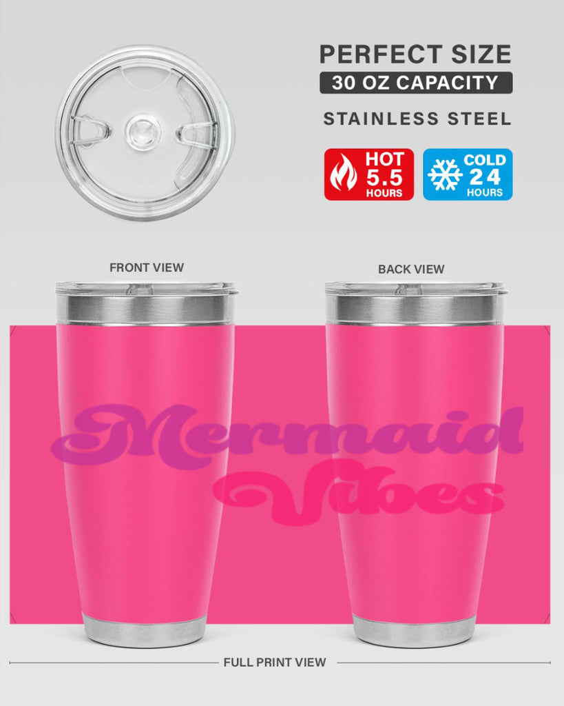 Mermaid Vibes 388#- mermaid- Tumbler