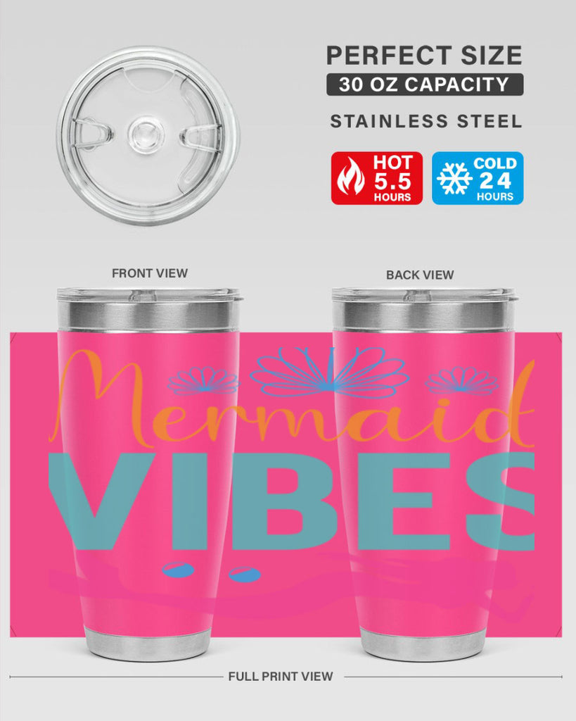 Mermaid Vibes Design 465#- mermaid- Tumbler