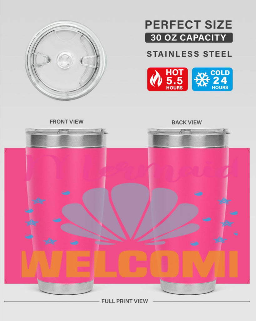 Mermaid Welcome Design 467#- mermaid- Tumbler