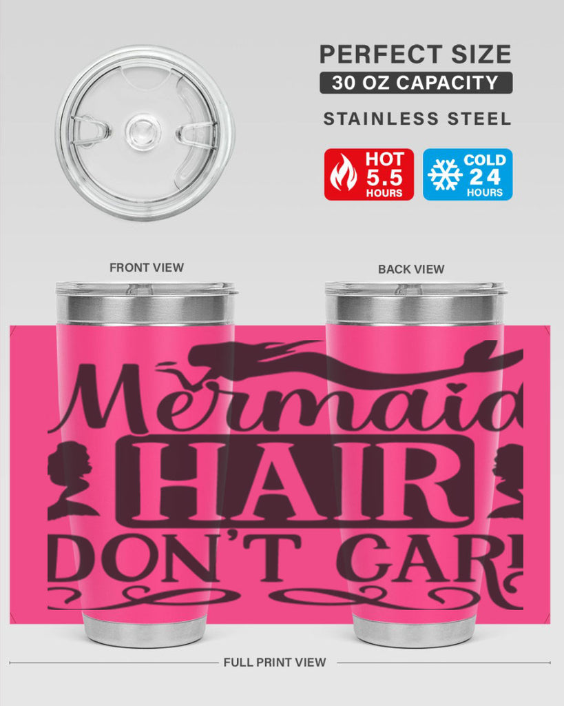 Mermaid hair dont care 409#- mermaid- Tumbler