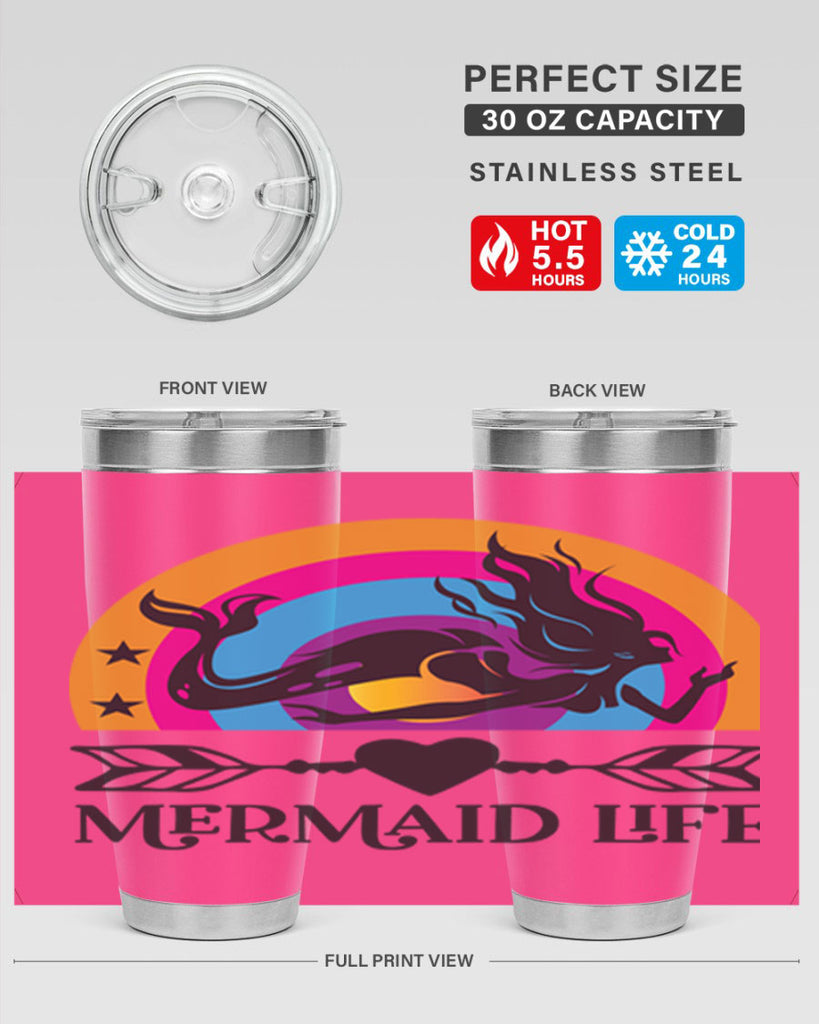 Mermaid life 431#- mermaid- Tumbler