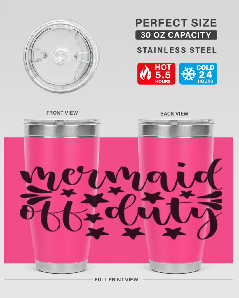 Mermaid off duty 436#- mermaid- Tumbler