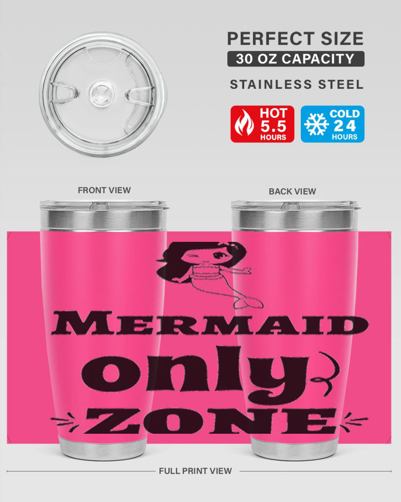 Mermaid only zone 439#- mermaid- Tumbler