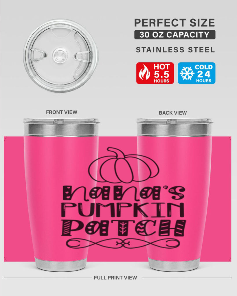 Nana s Pumpkin Patch 439#- fall- Tumbler