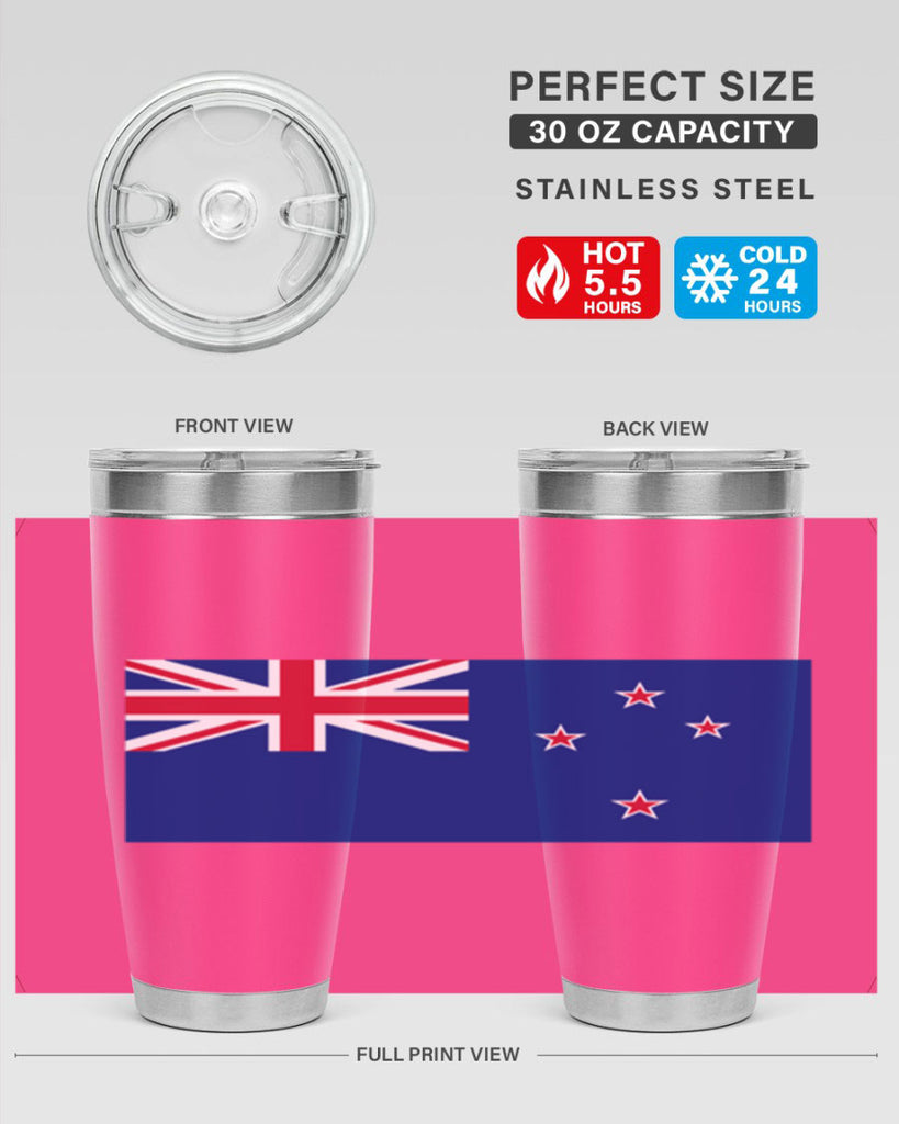 New Zealand 74#- world flags- Tumbler