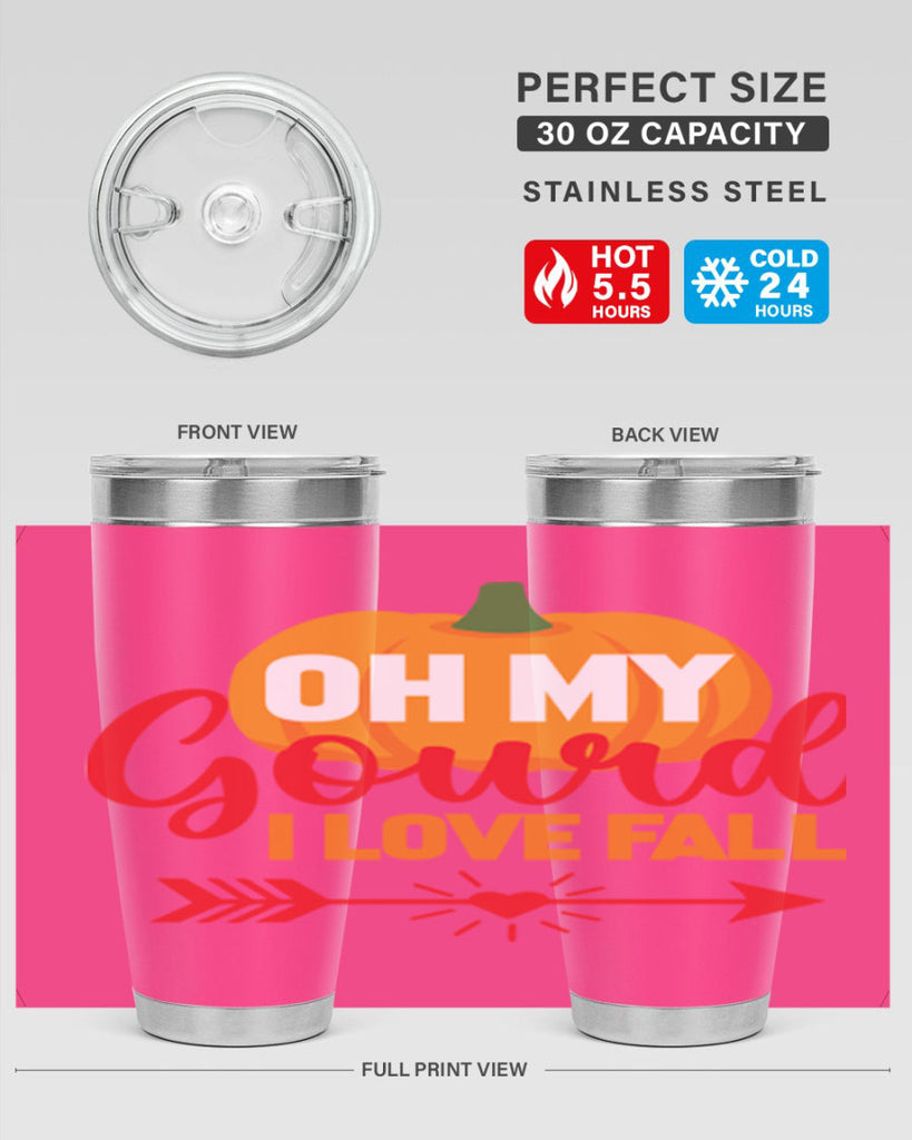 OhMyGourdILove 459#- fall- Tumbler