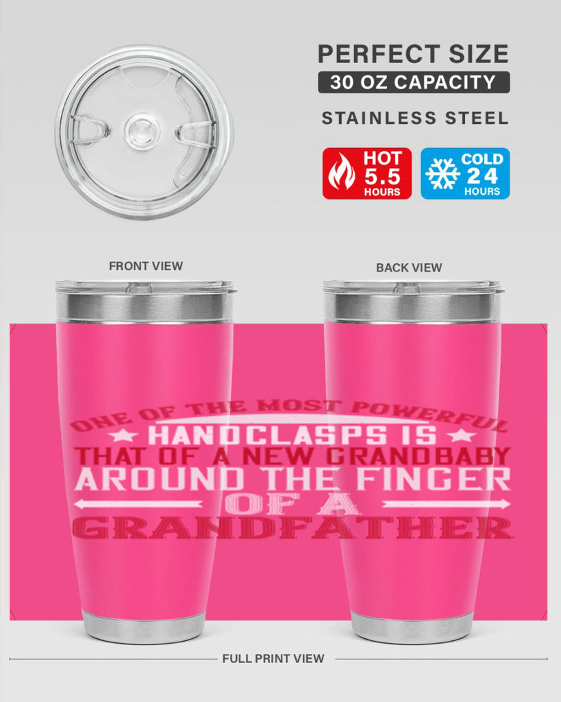 One of the most powerful handclasps 69#- grandpa - papa- Tumbler