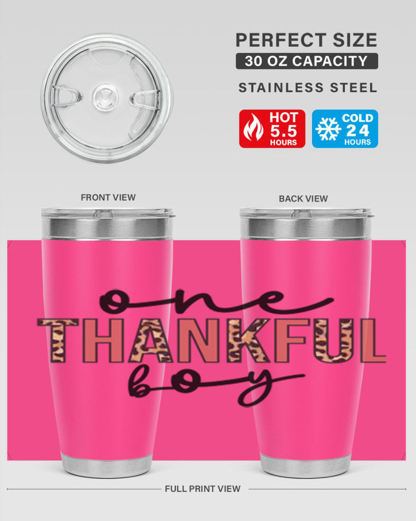 One thankful boy 462#- fall- Tumbler