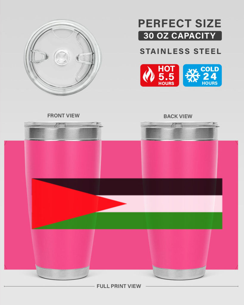 Palestine 64#- world flags- Tumbler