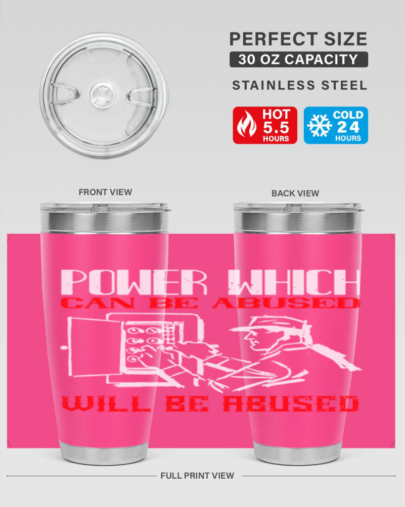 Power which can be abused will be abused Style 16#- electrician- tumbler