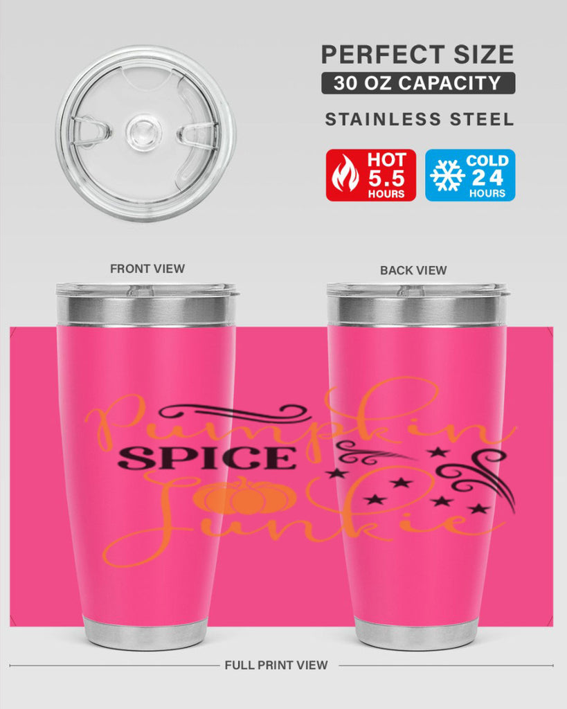 Pumpkin Spice Junkie 549#- fall- Tumbler