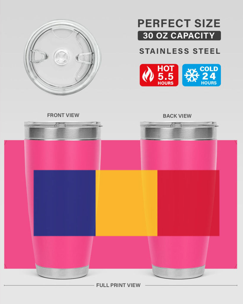 Romania 55#- world flags- Tumbler