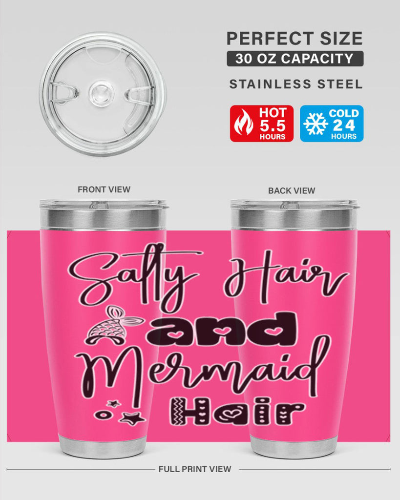 Salty Hair and Mermaid Hair 572#- mermaid- Tumbler