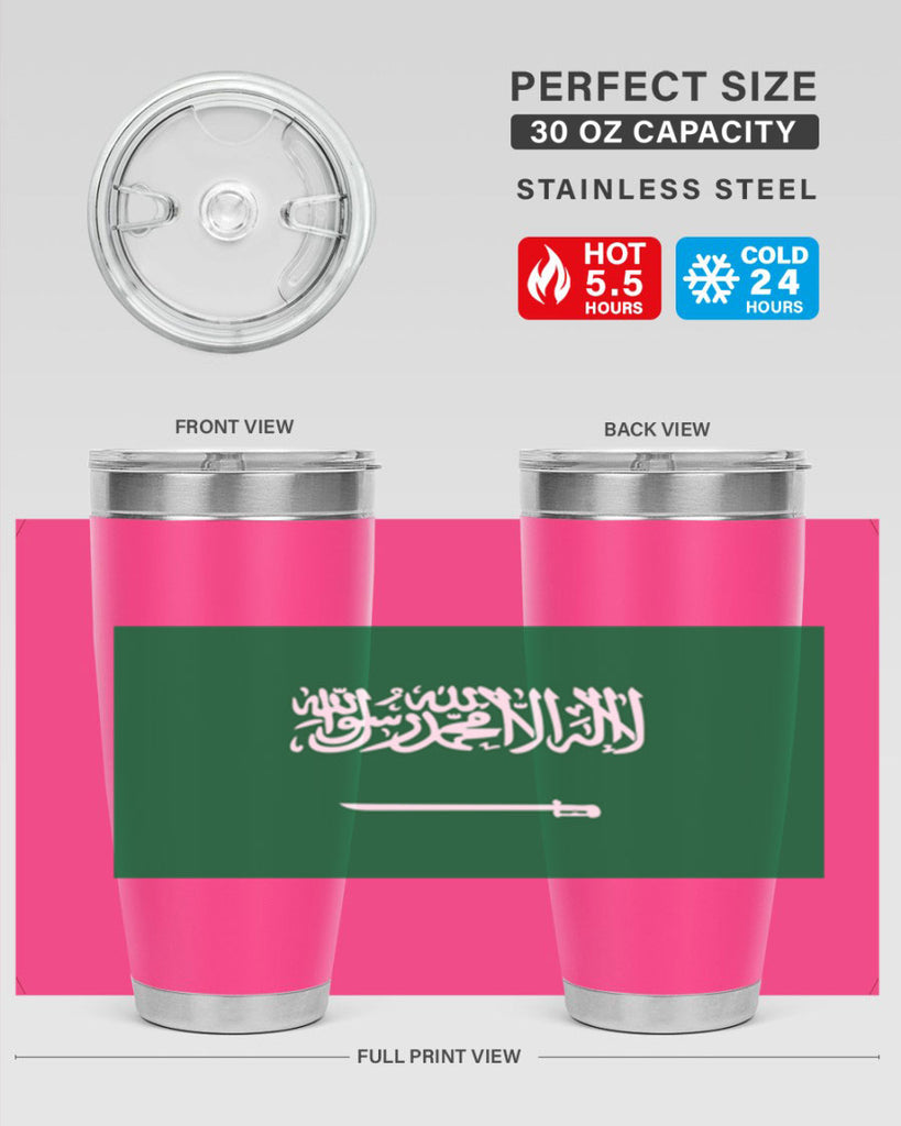Saudi Arabia 46#- world flags- Tumbler