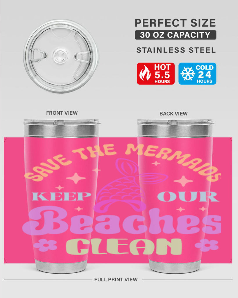Save The Mermaids Keep Our 577#- mermaid- Tumbler